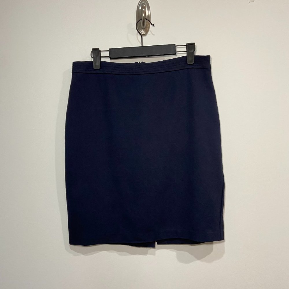 Brooks Brothers Navy Blue Above The Knee Mini Skirt Size 4